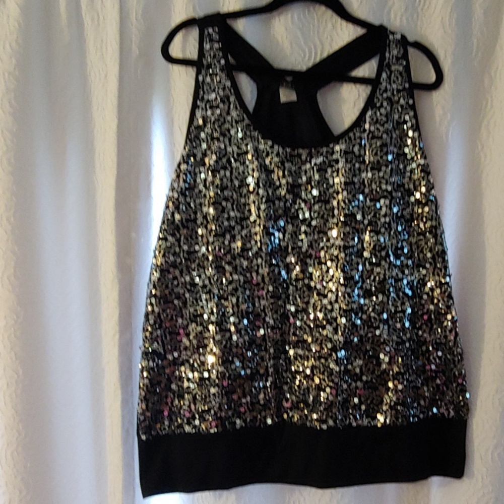 DEB sequin ✨ tank top 3X